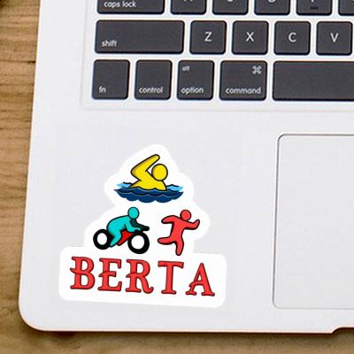 Triathlet Sticker Berta Notebook Image