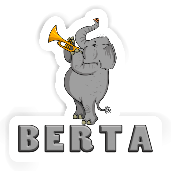 Berta Sticker Elephant Laptop Image