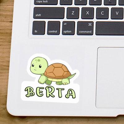 Sticker Turtle Berta Laptop Image