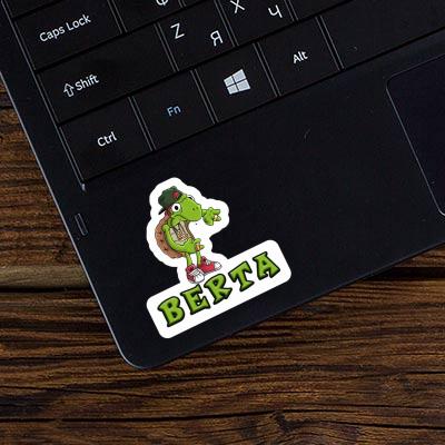 Sticker Berta Hip Hop Turtle Laptop Image