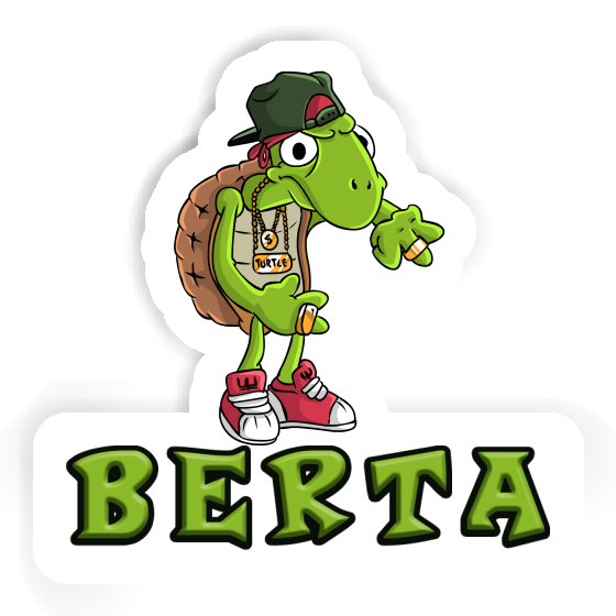 Schildkröte Sticker Berta Notebook Image