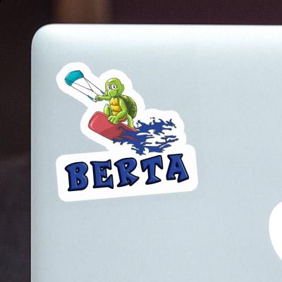 Kitesurfer Sticker Berta Laptop Image