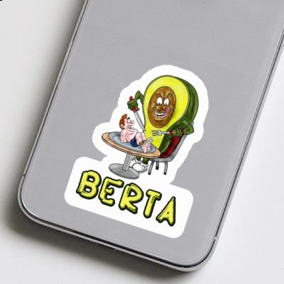 Berta Sticker Avocado Laptop Image