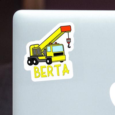 Berta Aufkleber Autokran Laptop Image