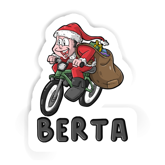 Berta Sticker Bicycle Rider Image