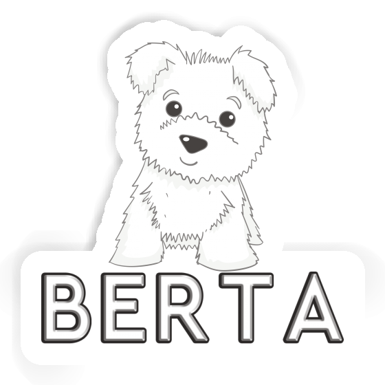 Berta Sticker Westie Laptop Image