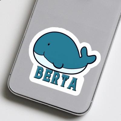 Whale Fish Sticker Berta Image