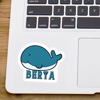 Whale Fish Sticker Berta Notebook Image