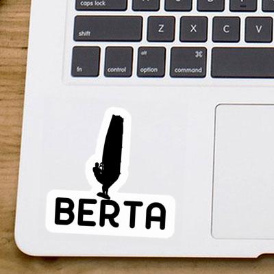 Windsurfer Autocollant Berta Laptop Image