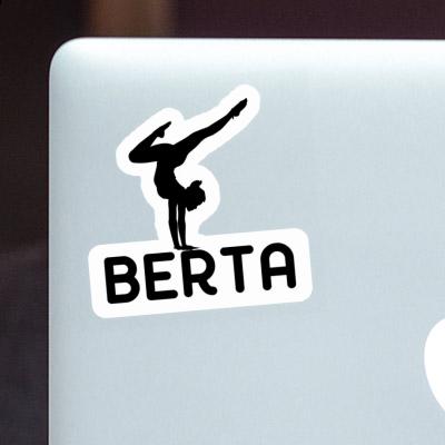 Yoga-Frau Sticker Berta Gift package Image