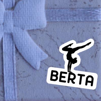 Berta Autocollant Femme de yoga Image