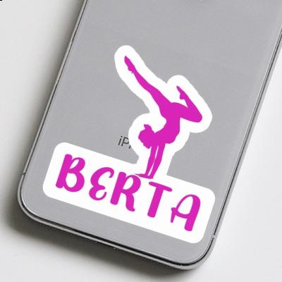 Autocollant Femme de yoga Berta Notebook Image