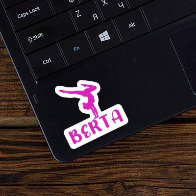 Yoga Woman Sticker Berta Notebook Image