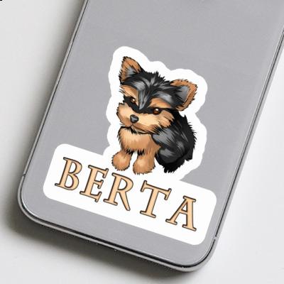 Sticker Yorkie Berta Gift package Image