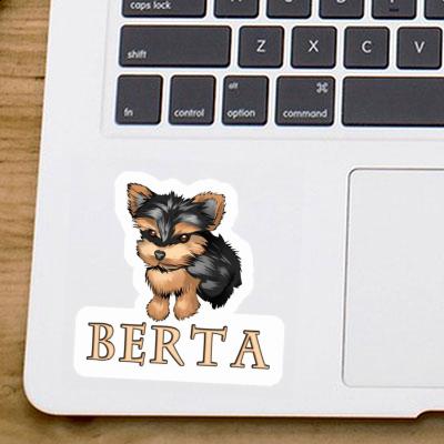 Sticker Yorkie Berta Gift package Image