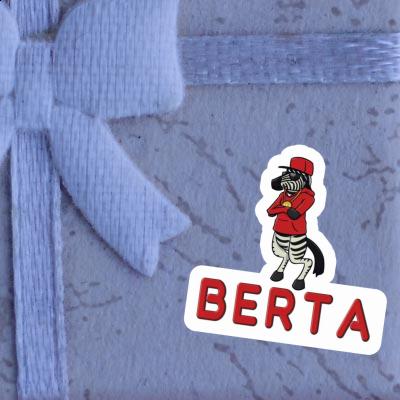 Berta Autocollant Zèbre Image