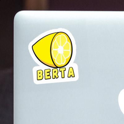 Citron Sticker Berta Notebook Image