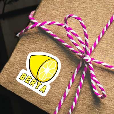 Citron Sticker Berta Notebook Image