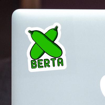 Berta Sticker Zucchini Notebook Image