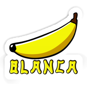 Banane Autocollant Blanca Image