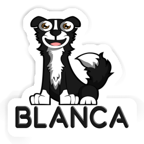 Border Collie Autocollant Blanca Image