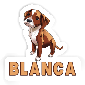 Blanca Autocollant Boxer Image