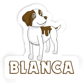 Autocollant Blanca Bretagne chien Image