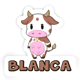 Autocollant Blanca Vache Image