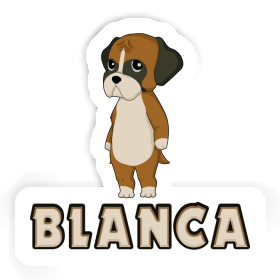 Boxer Autocollant Blanca Image