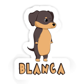 Autocollant Blanca Teckel Image