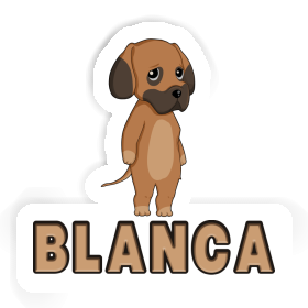 Blanca Autocollant  Grand Danois Image