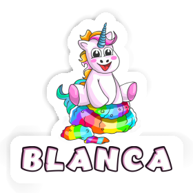 Bébé licorne Autocollant Blanca Image