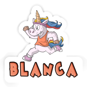 Blanca Autocollant Coureuse Image