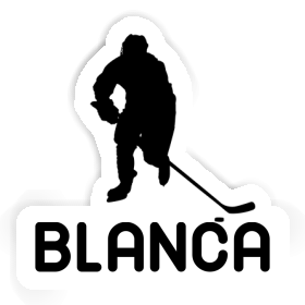 Blanca Autocollant Joueur de hockey Image