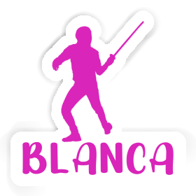 Autocollant Blanca Escrimeur Image