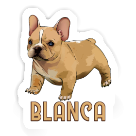 Blanca Autocollant Bouledogue Image
