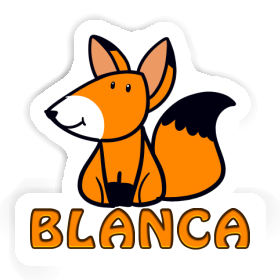 Blanca Autocollant Renard Image
