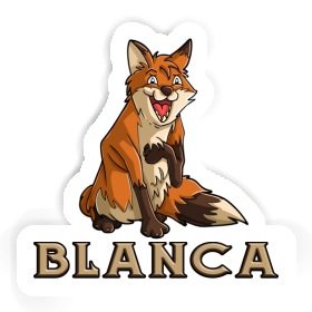 Renard Autocollant Blanca Image