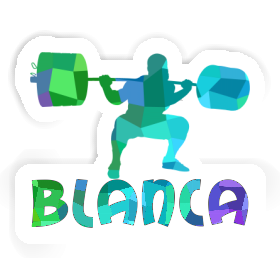Sticker Gewichtheber Blanca Image