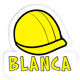 Autocollant Casque Blanca Image