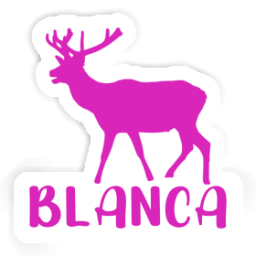 Autocollant Cerf Blanca Image