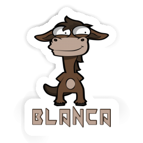 Autocollant Cheval Blanca Image