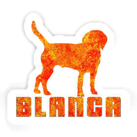 Autocollant Chien Blanca Image
