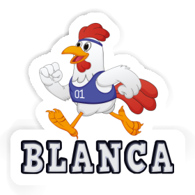 Blanca Autocollant Jogger Image