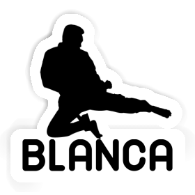 Autocollant Karatéka Blanca Image