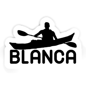 Blanca Sticker Kajakfahrer Image