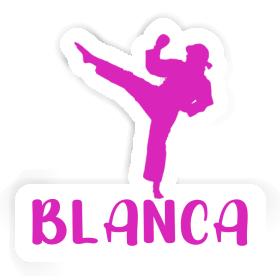 Blanca Autocollant Karatéka Image
