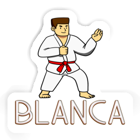 Blanca Autocollant Karatéka Image
