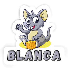 Autocollant Souris Blanca Image