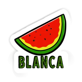 Pastèque Autocollant Blanca Image